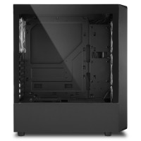 Sharkoon TK4 RGB, Midi Tower, PC, Schwarz, ATX, micro ATX, Mini-ITX, Multi, Taschenlüfter