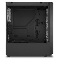 Sharkoon TK4 RGB, Midi Tower, PC, Schwarz, ATX, micro ATX, Mini-ITX, Multi, Taschenlüfter