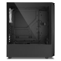 Sharkoon SK3 RGB, Midi Tower, PC, Schwarz, ATX, micro ATX, Mini-ITX, Multi, Taschenlüfter