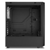 Sharkoon SK3 RGB, Midi Tower, PC, Schwarz, ATX, micro ATX, Mini-ITX, Multi, Taschenlüfter