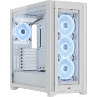 Corsair 5000X RGB QL Edition, Midi Tower, PC, Weiß,...