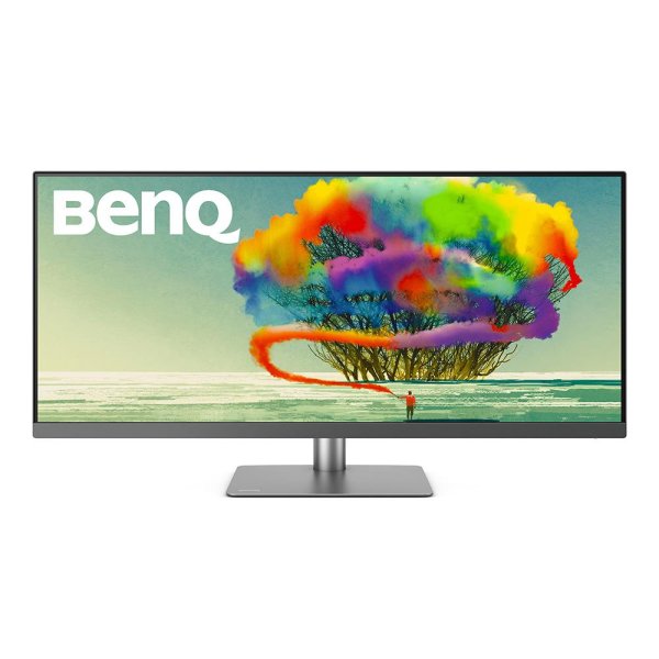 BenQ PD3420Q, 86,4 cm (34"), 3440 x 1440 Pixel, Quad HD, LED, 5 ms, Grau