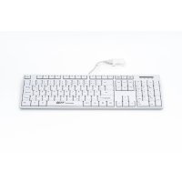 GETT TKL-105-GCQ-IP68-KGEH-WHITE-USB, Volle Größe (100%), Kabelgebunden, USB, Mechanischer Switch, QWERTZ, Weiß