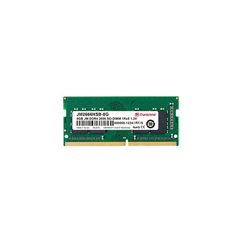 Transcend JM2666HSH-4G, 4 GB, 1 x 4 GB, DDR4, 2666 MHz, 260-pin SO-DIMM