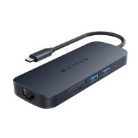 Targus HD4004GL, USB Typ-C, 140 W, 10,100,1000 Mbit/s, IEEE 802.3, IEEE 802.3ab, IEEE 802.3u, Blau, MicroSD (TransFlash), SD