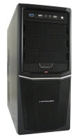 LC-Power PRO-924B, Midi Tower, PC, Schwarz, ATX, micro...