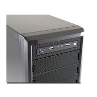 LC-Power PRO-924B, Midi Tower, PC, Schwarz, ATX, micro ATX, Metall, 15 cm