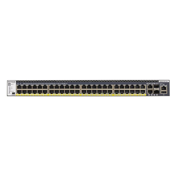 Netgear M4300-52G-PoE+ 1000W PSU, Managed, L2/L3/L4, Gigabit Ethernet (10/100/1000), Power over Ethernet (PoE), Rack-Einbau, 1U