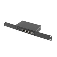 Lanberg RSFE-4P-2FE-60, Unmanaged, Fast Ethernet (10/100), Power over Ethernet (PoE), Rack-Einbau, 1U