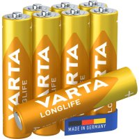 Varta 04103, Einwegbatterie, AAA, Alkali, 1,5 V, 8...