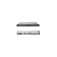 Supermicro SC512L-200B, Rack, Server, Schwarz, ATX, 1U, HDD, LAN, Status