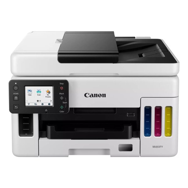 Canon MAXIFY GX6050 MegaTank, Tintenstrahl, Farbdruck, 600 x 1200 DPI, A4, Direktdruck, Schwarz, Gelb