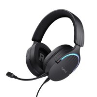 Trust GXT 490 FAYZO, Kabelgebunden, Gaming, 20 - 20000 Hz, 290 g, Kopfhörer, Schwarz