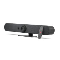 Logitech Rally Bar Mini, Gruppen-Videokonferenzsystem, 4K...