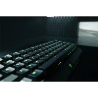 Razer BlackWidow V3 Mini HyperSpeed Gelb Switch, Verkabelt & Kabellos, USB + RF Wireless + Bluetooth, Mechanischer Switch, QWERTY, RGB-LED, Schwarz