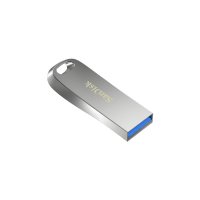 SanDisk Ultra Luxe, 512 GB, USB Typ-A, 3.2 Gen 1 (3.1 Gen 1), 150 MB/s, Ohne Deckel, Silber