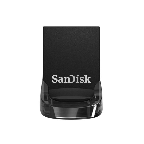 SanDisk Ultra Fit, 512 GB, USB Typ-A, 3.2 Gen 1 (3.1 Gen 1), 130 MB/s, Ohne Deckel, Schwarz