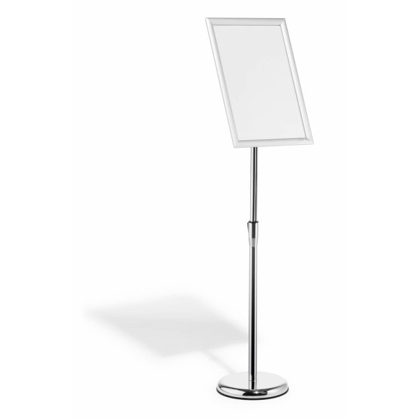 Durable 479923, Informationsstand, A3, Aluminium, Kunststoff, Stahl, Silber, Horizontal/Vertical, 1290 mm