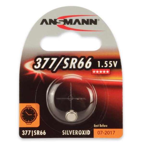 Ansmann 1516-0019, Einwegbatterie, Siler-Oxid (S), 1,5 V, 1 Stück(e), 19 mAh, 3 Jahr(e)