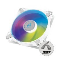 Arctic P14 PWM PST A-RGB - Semi-Passiver 140 mm Gehäuselüfter mit digitalem A-RGB in weiß, Ventilator, 14 cm, 1900 RPM, 0,3 Sone, 68,9 cfm, 117,06 m³/h