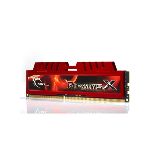 G.Skill 8GB DDR3-1600 CL10 RipjawsX, 8 GB, 1 x 8 GB, DDR3, 1600 MHz, 240-pin DIMM