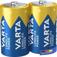 Varta -4920/2B, Einwegbatterie, D, Alkali, 1,5 V, 2...