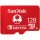 SanDisk SDSQXAO-128G-GNCZN, 128 GB, MicroSDXC, 100 MB/s, 90 MB/s, Class 3 (U3), Rot, Weiß