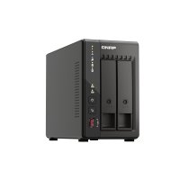 QNAP TS-253E, NAS, Tower, Intel® Celeron®, J6412, 6 TB, Schwarz