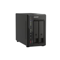 QNAP TS-253E, NAS, Tower, Intel® Celeron®, J6412, 6 TB, Schwarz