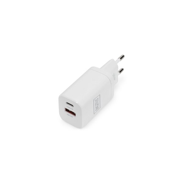 DIGITUS USB Ladegerät 1x USB-A / 1x USB-C, 30W