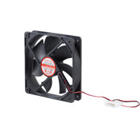 StarTech.com 120mm Gehäuselüfter - Lüfter für PC Gehäuse mit LP4 Molex Stecker, Ventilator, 12 cm, 2000 RPM, 30 dB, 72,94 cfm, Schwarz