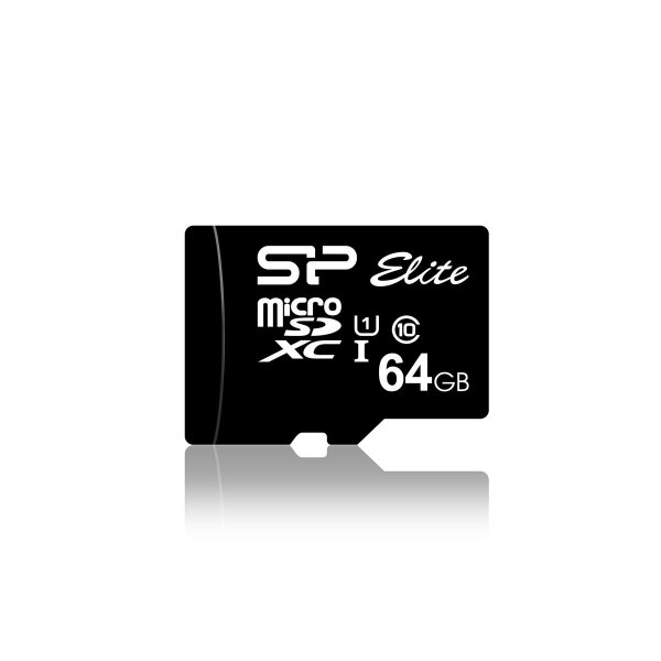 Silicon Power Ellite, 64 GB, MicroSDXC, Klasse 10, UHS-I, 85 MB/s, Class 1 (U1)