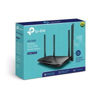 TP-LINK Archer VR300, Wi-Fi 5 (802.11ac), Dual-Band (2,4 GHz/5 GHz), Eingebauter Ethernet-Anschluss, VDSL2, Schwarz, Tabletop-Router