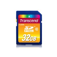 Transcend TS32GSDHC10, 32 GB, SDHC, Klasse 10, NAND, 30...