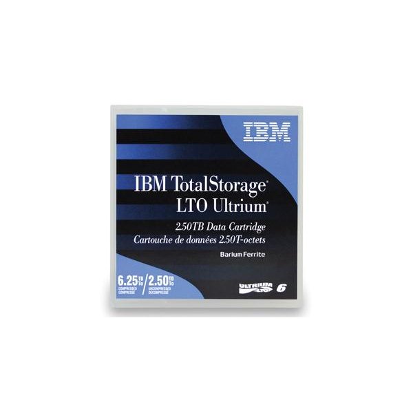 IBM LTO Ultrium 6, Leeres Datenband, LTO, 2500 GB, 6250 GB, 10 - 45 °C, 10 - 80%