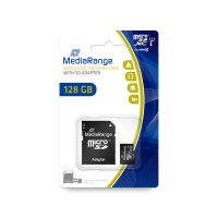 MEDIARANGE MR945, 128 GB, MicroSDXC, Klasse 10, UHS-I, 80...