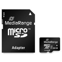 MEDIARANGE MR945, 128 GB, MicroSDXC, Klasse 10, UHS-I, 80...