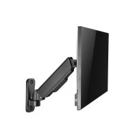 Equip 17"-32" Monitor-Wandhalterung, Armlänge: 334 mm, Schrauben, 9 kg, 43,2 cm (17"), 81,3 cm (32"), 100 x 100 mm, Schwarz