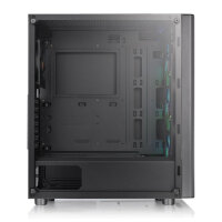 Thermaltake V250 TG ARGB, Midi Tower, PC, Schwarz, ATX, micro ATX, Mini-ITX, SPCC, Gaming