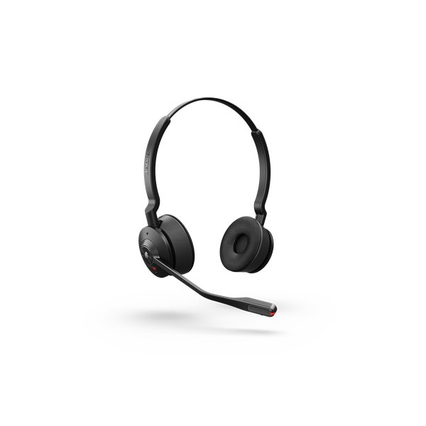 Jabra ENGAGE 55 UC STEREO, Kabellos, Büro/Callcenter, 83 g, Kopfhörer, Schwarz