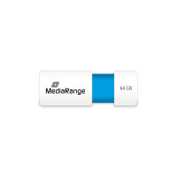 MEDIARANGE USB Stick 64GB MR974, 64 GB, USB Typ-A, 2.0, 16 MB/s, Dia, Blau, Weiß