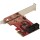 StarTech.com PCIe SATA Controller Karte - 4 Port SATA 3 Erweiterungskarte/Kontroller - 6Gbit/s - Full/Low-Profile Blende - ASM1062 Non-RAID Chipsatz - PCI Express Festplatten/SSD kontroller/Adapter, PCIe, SATA, PCIe 3.0, Rot, ASMedia - ASM1164, 6 Gbit/s