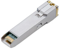 TP-LINK 10G BASE-T RJ45 SFP+ Modul, Kupfer, 10300 Mbit/s, RJ-45, 100 m, 10 Gigabit Ethernet, IEEE 802.3, IEEE 802.3ab, IEEE 802.3an, IEEE 802.3bz