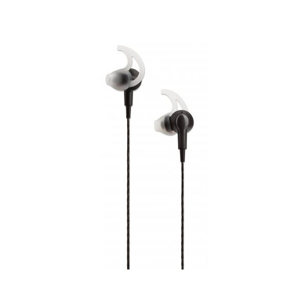 Manhattan In-Ear-Sportkopfhörer mit integriertem Mikrofon, Kabelgebunden, Anrufe/Musik, Kopfhörer, Schwarz