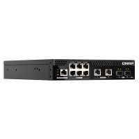 QNAP QSW-M2106PR-2S2T, Managed, L2, 10G Ethernet (100/1000/10000), Power over Ethernet (PoE), Rack-Einbau, 1U