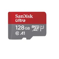 SanDisk Ultra, 128 GB, MicroSDXC, Klasse 10, UHS-I, Class...