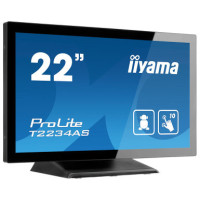 Iiyama ProLite T2234AS-B1, 54,6 cm (21.5"), 1920 x 1080 Pixel, Full HD, 8 ms, Schwarz