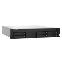 QNAP TS-832PXU, NAS, Rack (2U), Annapurna Labs, AL324, Aluminium, Schwarz