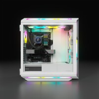 Corsair iCUE 5000T RGB, Midi Tower, PC, Weiß, ATX, EATX, micro ATX, Gaming, Multi