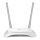 TP-LINK 300Mbit/s-WLAN-Router, Wi-Fi 4 (802.11n), Einzelband (2,4GHz), Ethernet/LAN, Grau, Weiß, Tabletop-Router